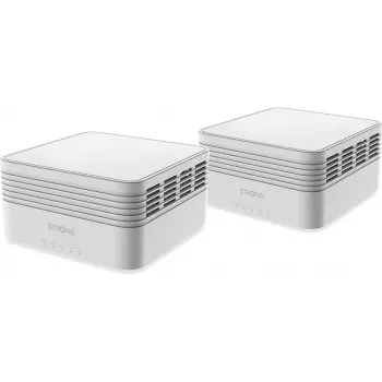 Strong MESHKITAX3000 Tīkla Wi-Fi 6 Sistēma Divu Joslu (2,4 GHz/5 GHz) Balta 2 Iekšējie Moduļi (MESHKITAX3000)