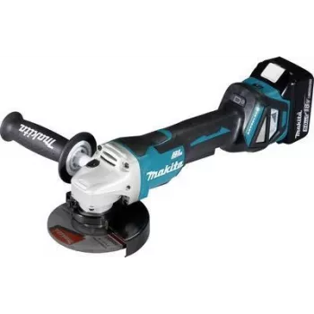 Makita DGA515RTJ - Leņķa slīpmašīna - Bezvadu - 125 mm - 2 Akumulatori, Lādētājs Iekļauts - 18 V