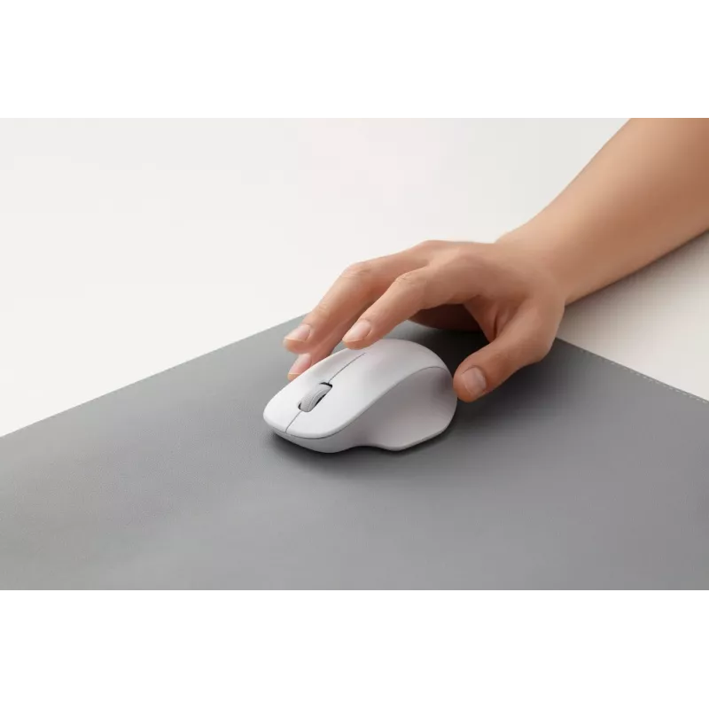 Bezvadu pele Xiaomi Mouse Comfort Edition 2.4GHz, ergonomiska, augstas precizitātes izsekošana, balta