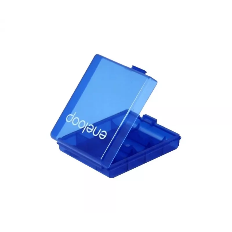 PANASONIC ENELOOP AA 2000 mAh uzlādējamās baterijas, 4 gab. + futrālis (BK-3MCDE/4CP+CASE)