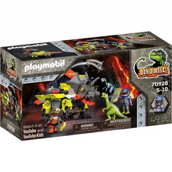 Playmobil 70928 Dino Rise Robo-Dino Kaujas Mašīna, Konstruktors