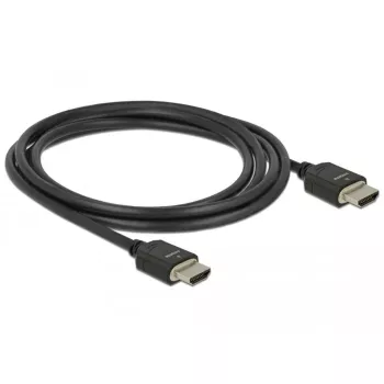 HDMI kabelis DeLOCK 85294 2m Type A vīrietis uz vīrieti melns