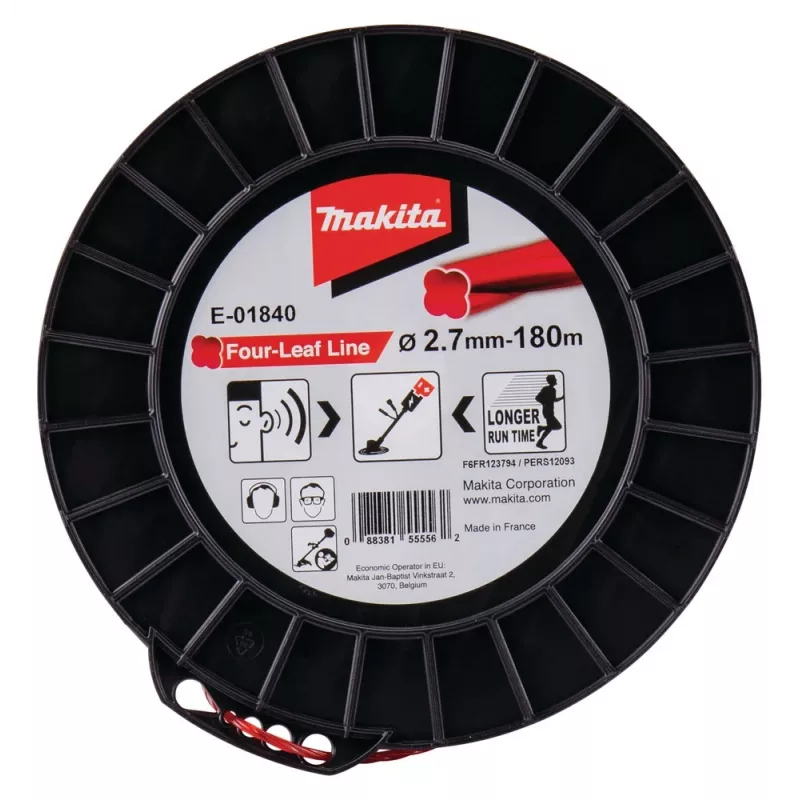 MAKITA MONOFILAMENTA NEILONA TRIMERA PAVADĪTĀJS 2,7mm/180m