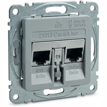 Busch-jaeger 0218/12-101 RJ45 Keystone modulis