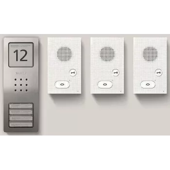 Audio komplekts CAB 850-3 E/W Basic nerūsējošais tērauds matēts (210008744-00)