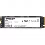 Iekšējais SSD PATRIOT P300 512 GB M.2 PCIe NVMe — Lasīšana 1700 MB/s, Rakstīšana 1200 MB/s, 3D NAND, 3.8 mm, TBW 240