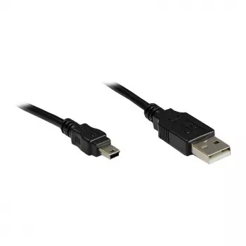 Good Connections USB kabelis 5m A tipa vīrišķais uz Mini-B vīrišķais 5-pin