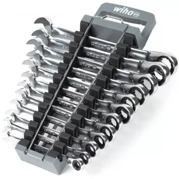 Wiha 44661 12-daļīgs reversīvu uzgriežņu atslēgu komplekts, SW 8–19 mm