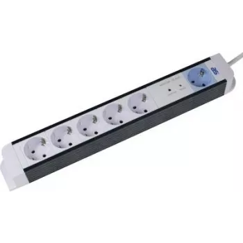 Pagarinātājs AS Schwabe Power Strip 18672 ar Master/Slave funkciju, balts/melns