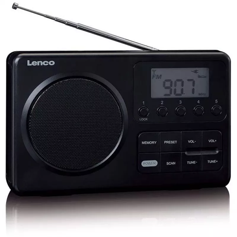 Lenco MPR-035BK radio uztvērējs, melns