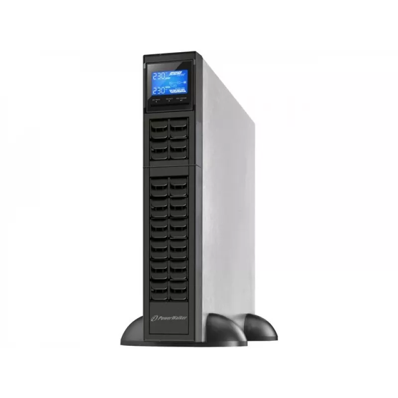 PowerWalker VFI 1000CRM LCD nepārtrauktās barošanas avots (UPS) Double-conversion (Online) 1 kVA 800 W 3 AC kontaktligzdas