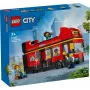 LEGO City Sarkanā divstāvu apskates autobusa rotaļlieta 60407