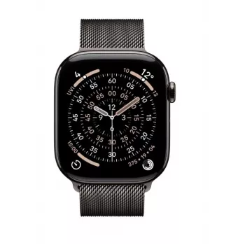 Apple Watch Series 11 GPS + Cellular 46mm Slate Titanium Korpus ar Slate Milanese Cilpu M/L