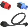 NRGkick Smart Attachment Set Standard Black Blue Red – kontaktligzdu adapteru komplekts