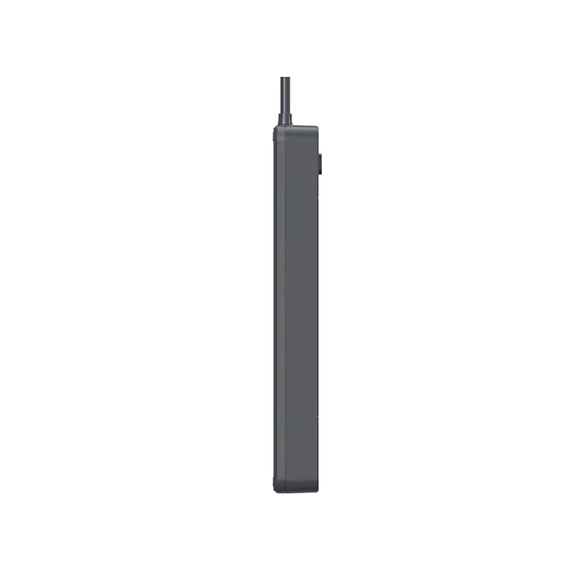Tracer Power Line+ TRALIS47026 pagarinātājs, 4 ligzdas, USB-A + USB-C PD 18 W, 1,5 m, grafīta krāsā