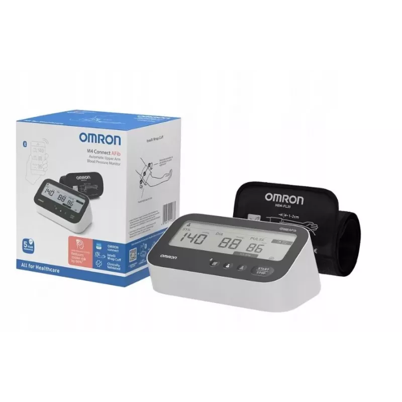 OMRON M4 Connect Afib augšdelma asinsspiediena monitors