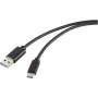 Renkforce RF-5720404 USB kabelis melns