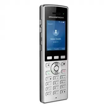 Grandstream Networks WP822 IP telefons, melns/sudraba, 2 līnijas, LCD, Wi-Fi
