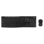 Logitech Wireless Combo MK270 - Tastatūras un peles komplekts - bezvadu - 2,4 GHz - Franču (920-004510)