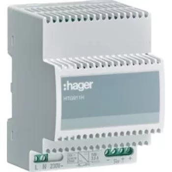 Hager HTG911H barošanas bloks 24VDC 2,5A 70°C (HTG911H)
