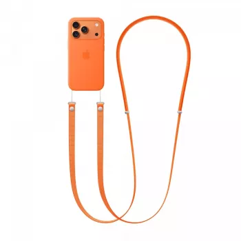 Apple Crossbody Strap Orange — 2.08 m, rPET un nerūsējošais tērauds