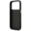 GUESS | Hardcase 4G | Aizmugures vāciņš | iPhone 17 Pro Max | Apple | Ekoloģiskā āda/PC/Plastmasa/TPU | Melns