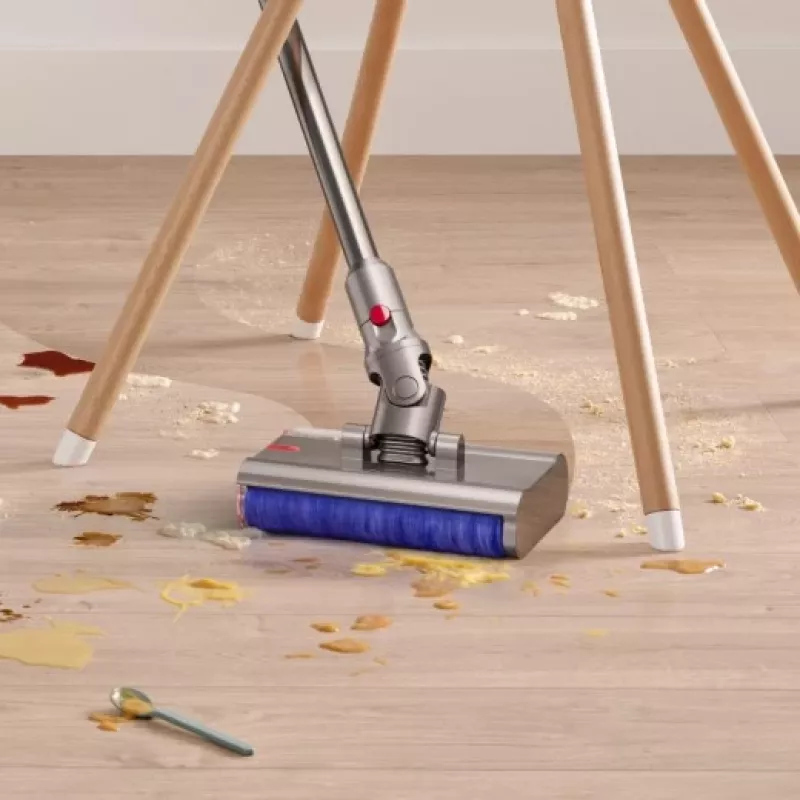 Dyson V12 Submarine 3-in-1 stick putekļsūcējs, akumulatora, sausā un mitrā tīrīšana, HEPA, bezmaiss, 0,35 L, niķelis, dzeltens