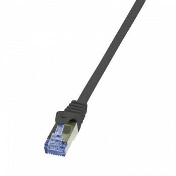 Tīkla kabelis LogiLink CQ4143S RJ-45 Cat7 50 m Melns