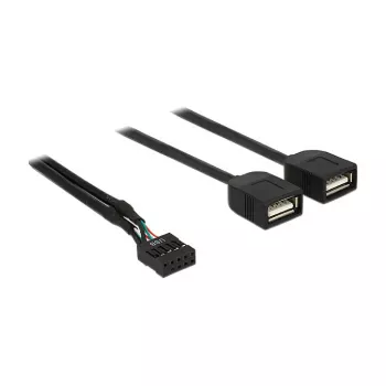 Iekšējais un ārējais USB adapteris — USB (siev.) — uz