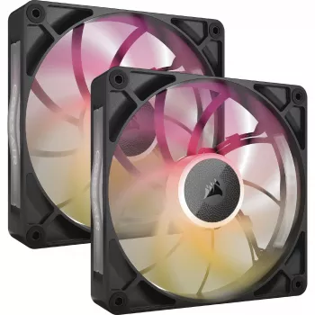 Korpuss un radiators ventilators Corsair iCUE LINK RX140 MAX RGB
