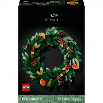 Konstruktors LEGO 10340 Icons Ziemassvētku vainags