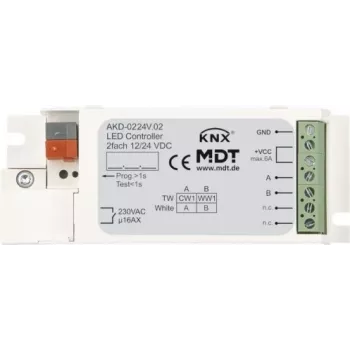 MDT AKD-0224V.02 LED Kontrolieris 2-kanālu baltajām lentēm