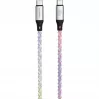 4smarts RGBCord 541440 USB-C–USB-C vads, 60 W, 1,5 m, RGB