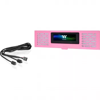 LCD paneļa komplekts Thermaltake AC-067-OOANAN-A1 Mini Tornis Rozā 5V 14W