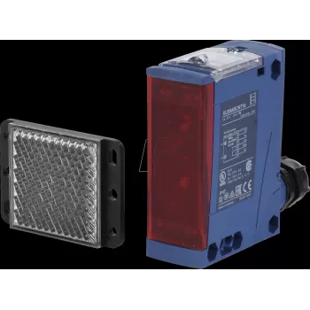 Schneider Electric XUX9ARCNT16S49 refleksijas fotoelektrisko sensoru komplekts, 50 x 50 mm, 24-240 VAC/DC