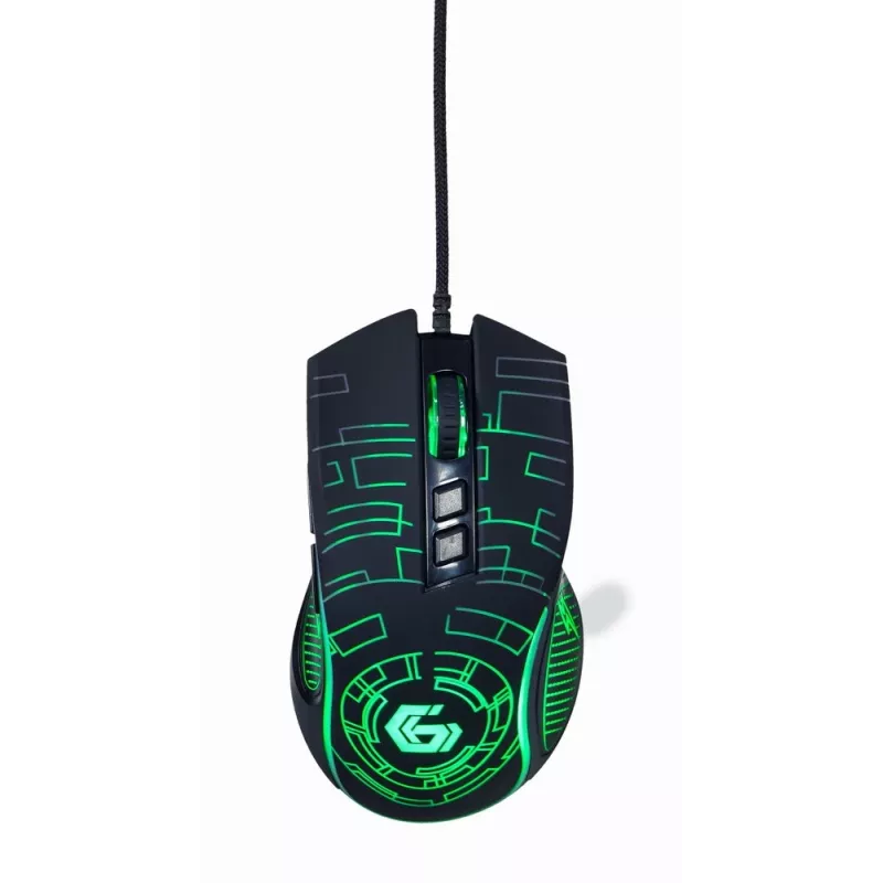 Gembird MUSG-RGB-01 pele labai rokai USB Type-A 3600 DPI
