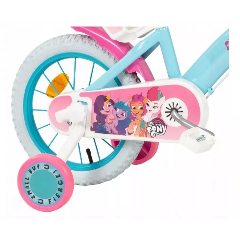 Bērnu velosipēds Toimsa TOI1497 14 collu, My Little Pony, 4–6 gadi, ar sānu atbalsta riteņiem