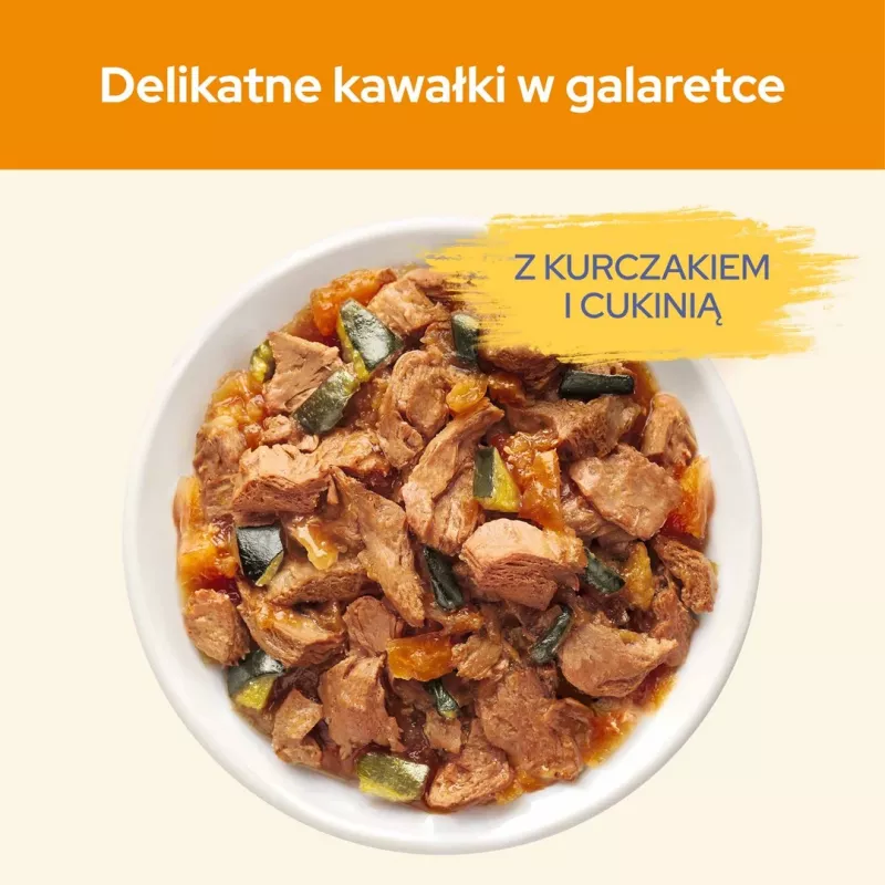 Purina Nestlé Adult 1+ slapjā kaķu barība vistas gaļa 10×85 g