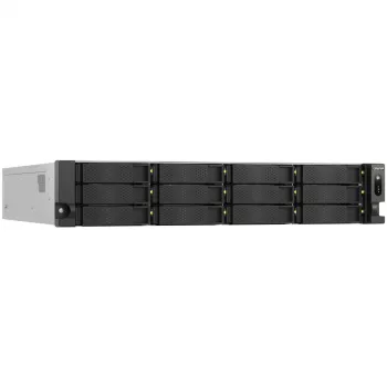QNAP TS-h1277AXU-RP NAS Rack (2U) AMD Ryzen™ 5 16 GB DDR5 0 TB QuTS hero Melns