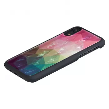 iKins aizsargmaciņš iPhone XR — ūdensziedu raksts, melns