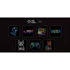 MANTA Neon Lights Dog with Glasses Manta SNL69MT — dekoratīvā LED neona stila sienas gaisma