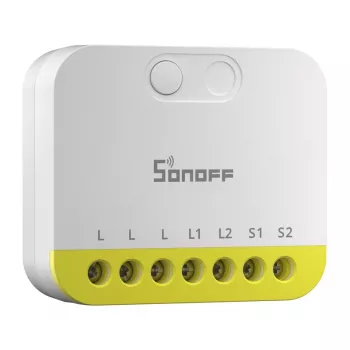 Divkanālu mini slēdzis bez nulles vada Sonoff MINI-ZB2GS-L ZigBee