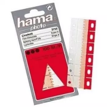 Hama Cinekett 3755 līmlente filmu savienošanai, 100 gab., sarkana/balta