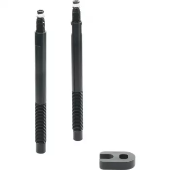 Ventila pagarinājums Tubeless, 65mm (melns, 2 gab. komplekts)