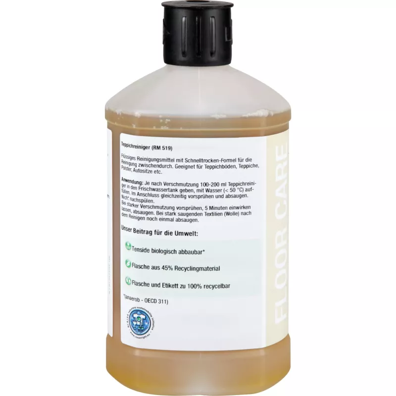 Kärcher RM519 Fast Dry Liquid Carpet Cleaner universāls tīrītājs 1000 ml
