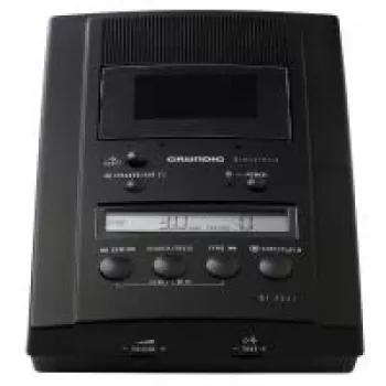 Grundig Stenorette ST 3211 komplekts ar kasešu atskaņotāju, melns