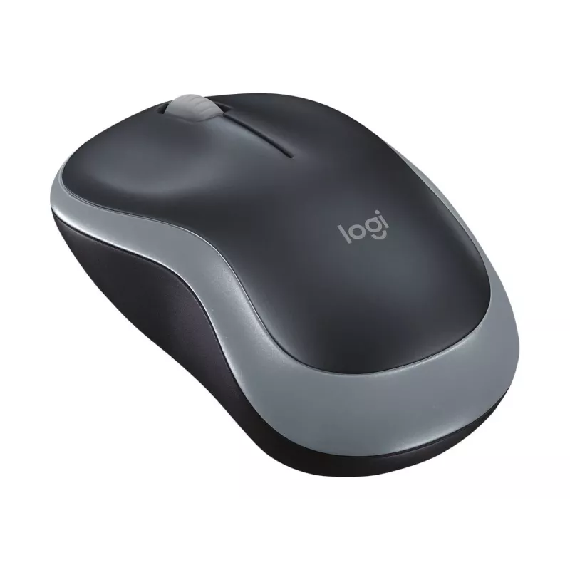 Logitech M185 Bezvadu optiskā pele Ambidextrous Pelēka 910-002238