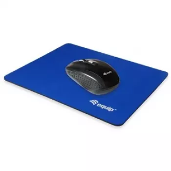 Equip Mouse Pad, Blue, Monochromatic, Nylon, Rubber, Non-slip base