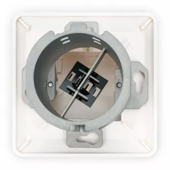 Digitus DN-93201 FTTH optiskās šķiedras iegremdējamā sienas kontaktligzda SC/LC adapterim 86x30x86mm