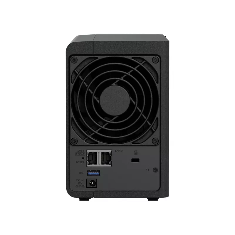 Synology DS225+ 2 nodalījumu NAS darbvirsmas Intel® Celeron® J4125 2 GB DDR4 Synology DSM Melns - tikai Synology HDD